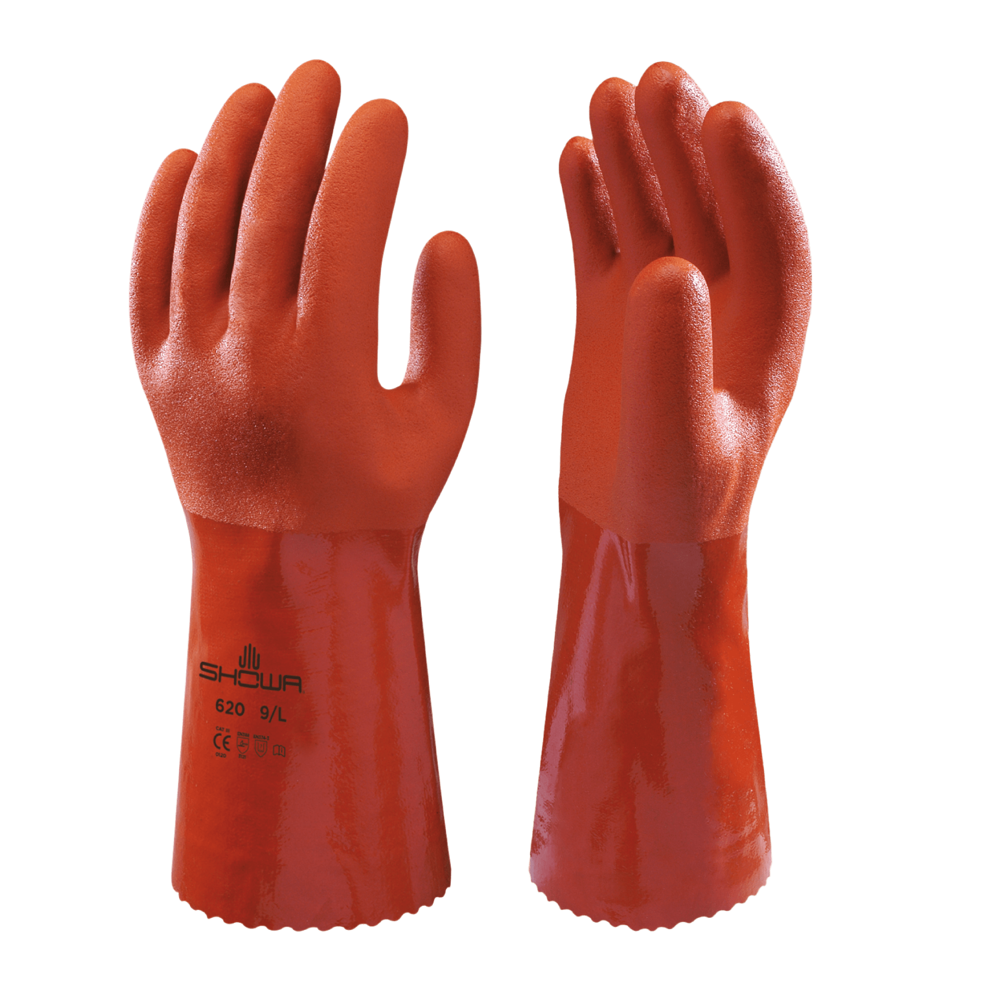620 PVC Gauntlet Safety Gloves