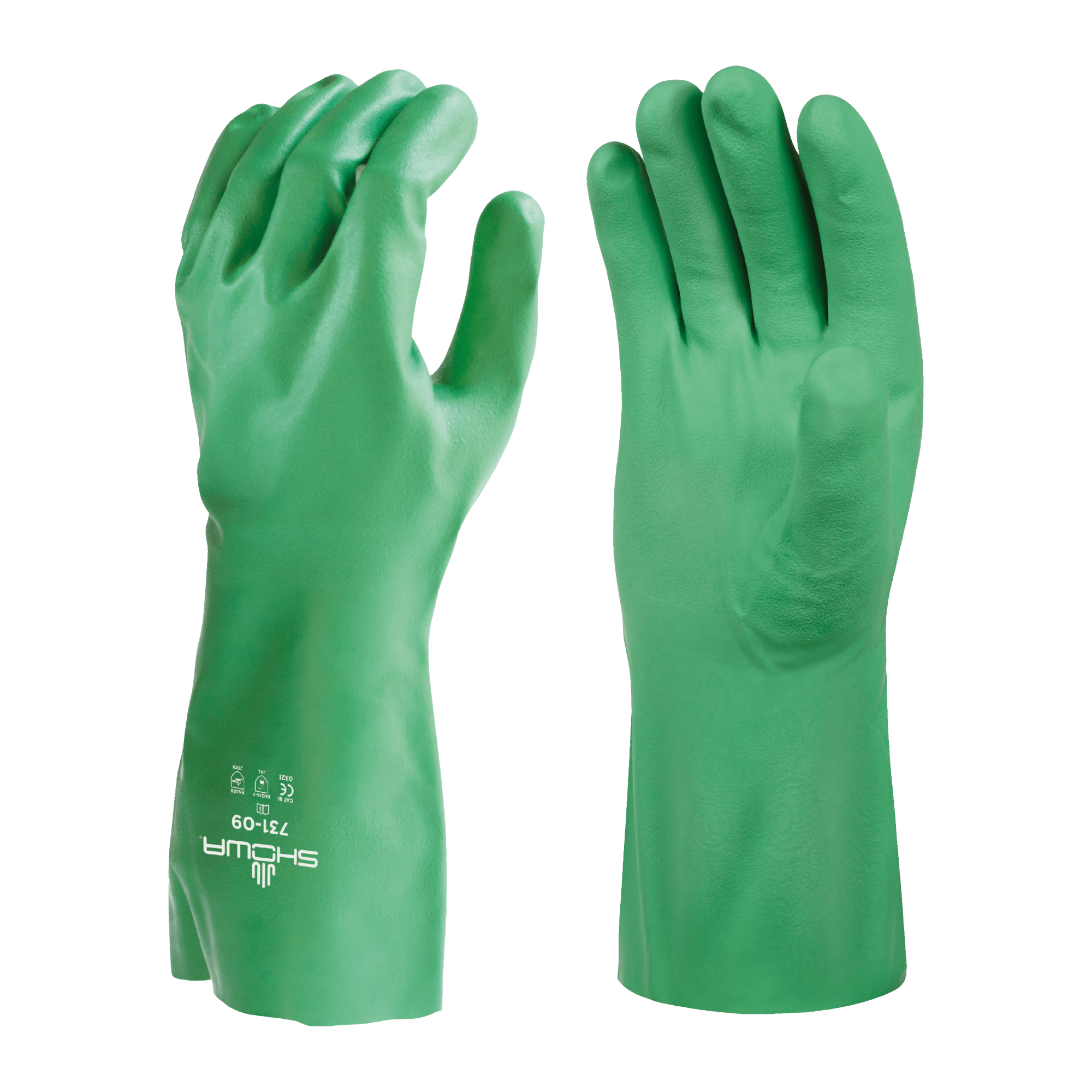 731 Biodegradable Latex Free Nitrile Gauntlet Gloves