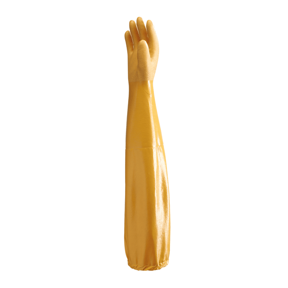 
                  
                    SHOWA 772 Extra Long Nitrile Safety Gauntlet Gloves with Elasticated Cuff - Mstore
                  
                