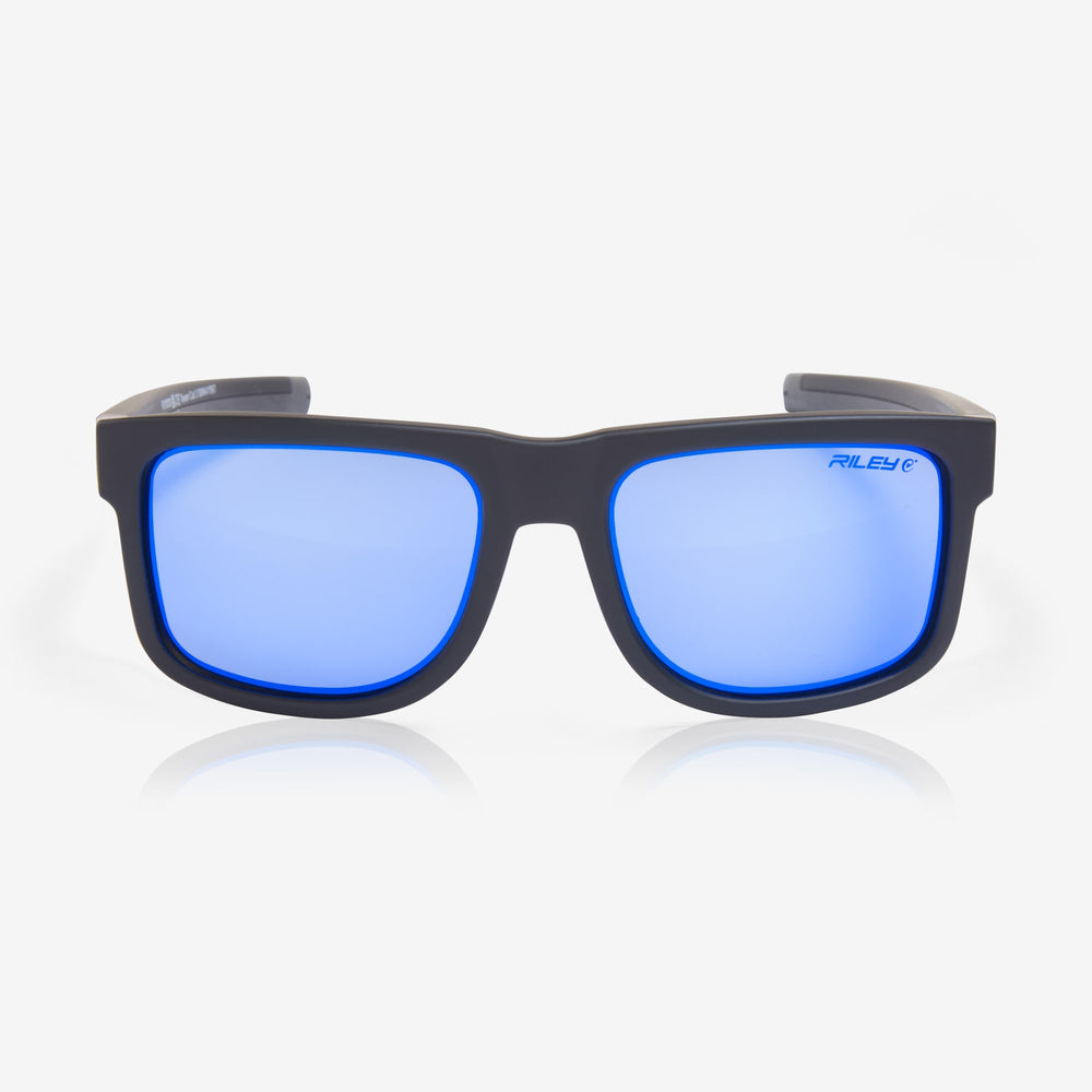 
                  
                    RILEY Navigator Anti-Scratch  Sunglasses with Blue Mirror Revo Lens - Mstore
                  
                
