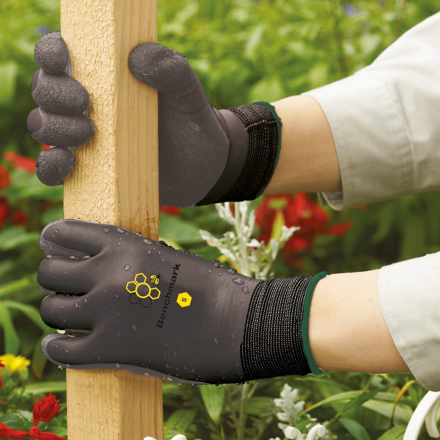 BENCHMARK Multi Task Water Repellent Grip Gardening Gloves - Mstore