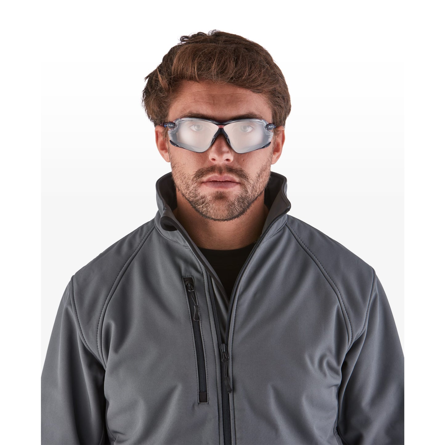 RILEY Quadro Comfort Sports Style Safety Glasses with Grey Lens - Mstore