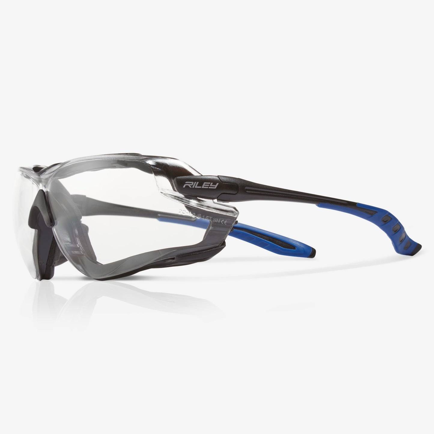 RILEY Quadro Comfort Sports Style Safety Glasses with Grey Lens - Mstore