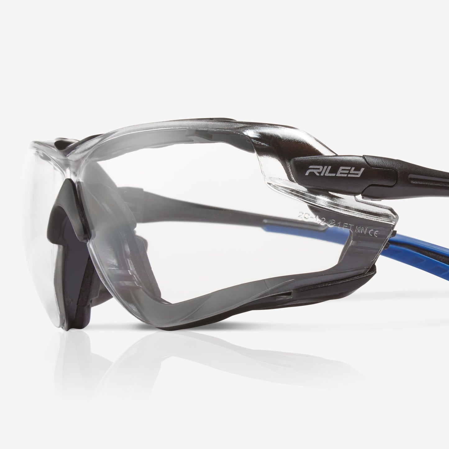 RILEY Quadro Comfort Sports Style Safety Glasses with Grey Lens - Mstore