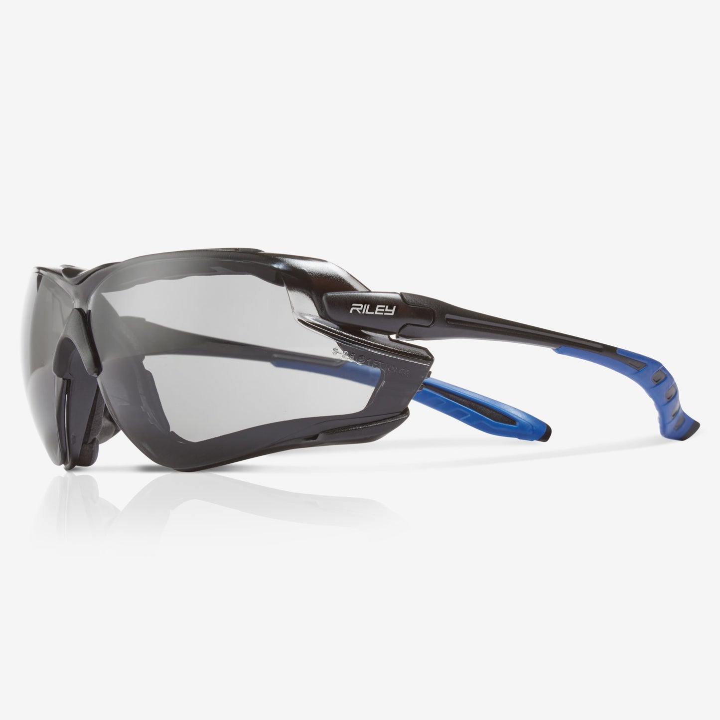 RILEY Quadro Comfort Sports Style Safety Glasses with Grey Tint Lens - Mstore