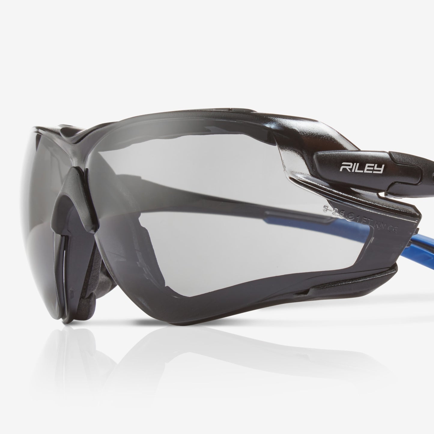 RILEY Quadro Comfort Sports Style Safety Glasses with Grey Tint Lens - Mstore