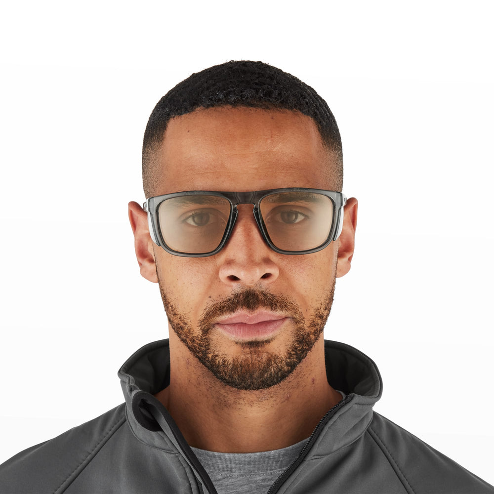 Navigator Frame Riley RILEY Navigator X Smoked Frame Wayfarer Safety Sunglasses with LED Lens