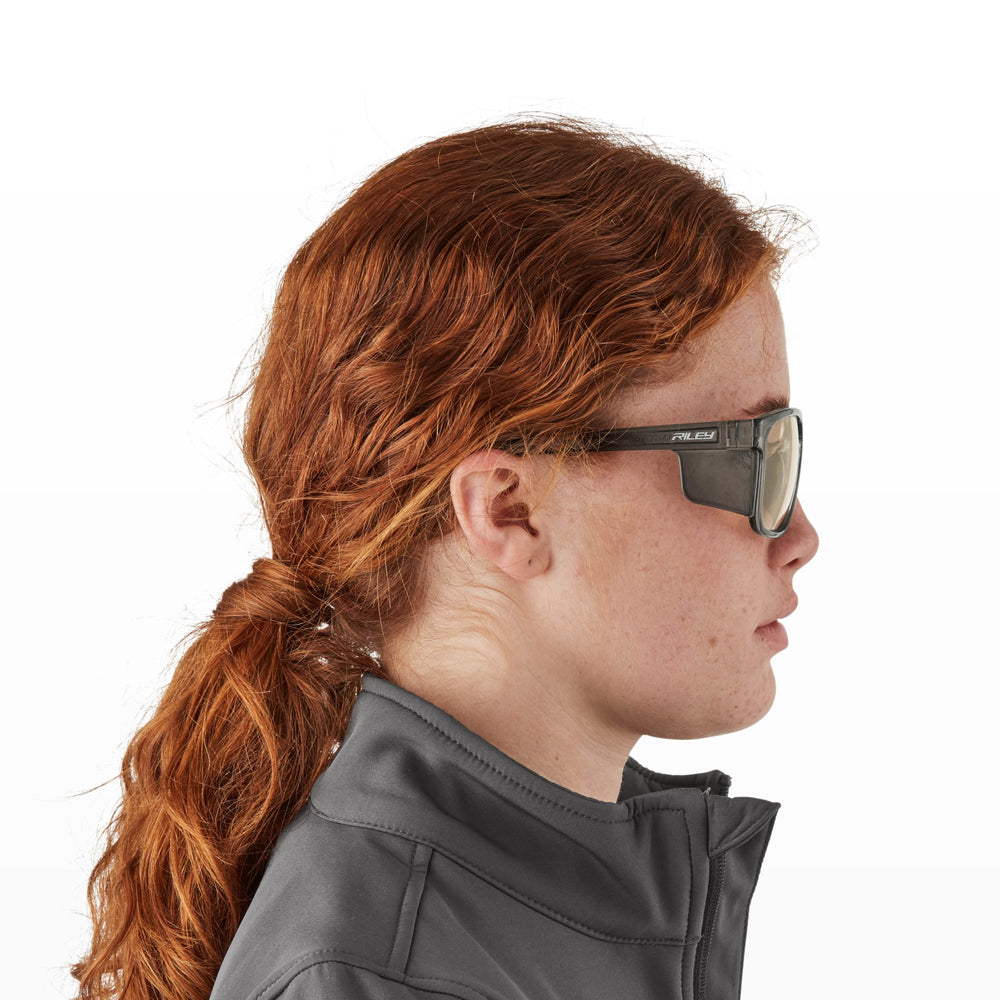 Navigator Frame Riley RILEY Navigator X Smoked Frame Wayfarer Safety Sunglasses with LED Lens