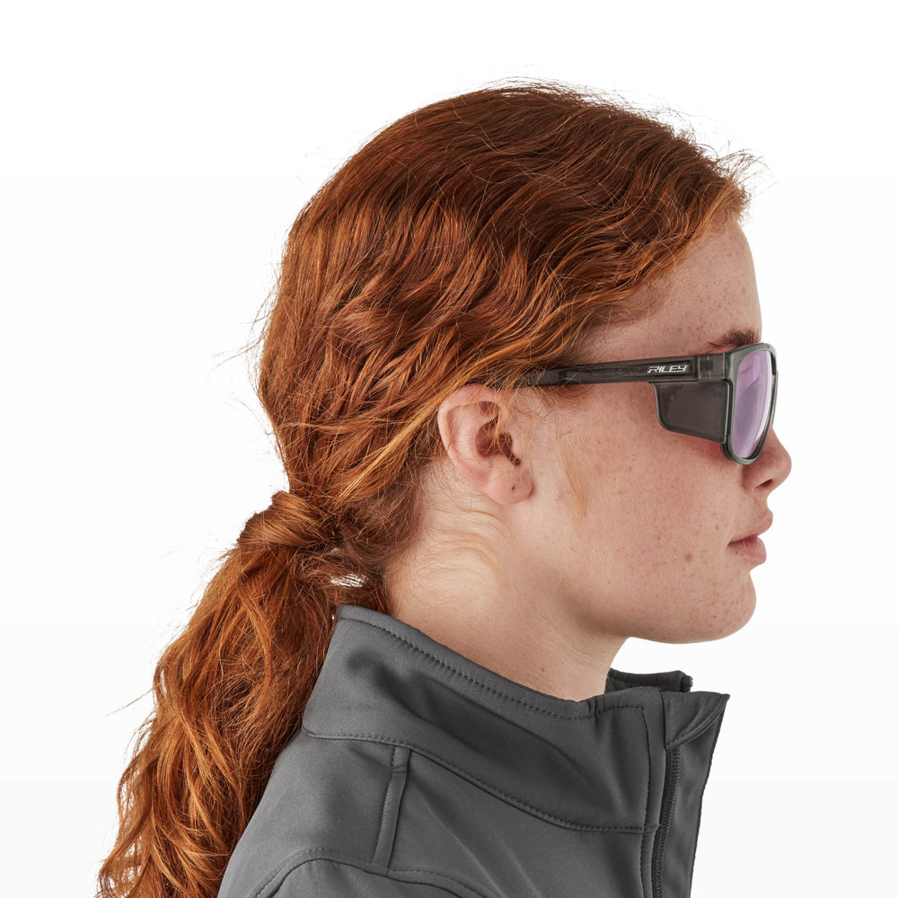 Navigator Frame Riley RILEY Navigator X Smoked Frame Wayfarer Safety Sunglasses with HD Lens