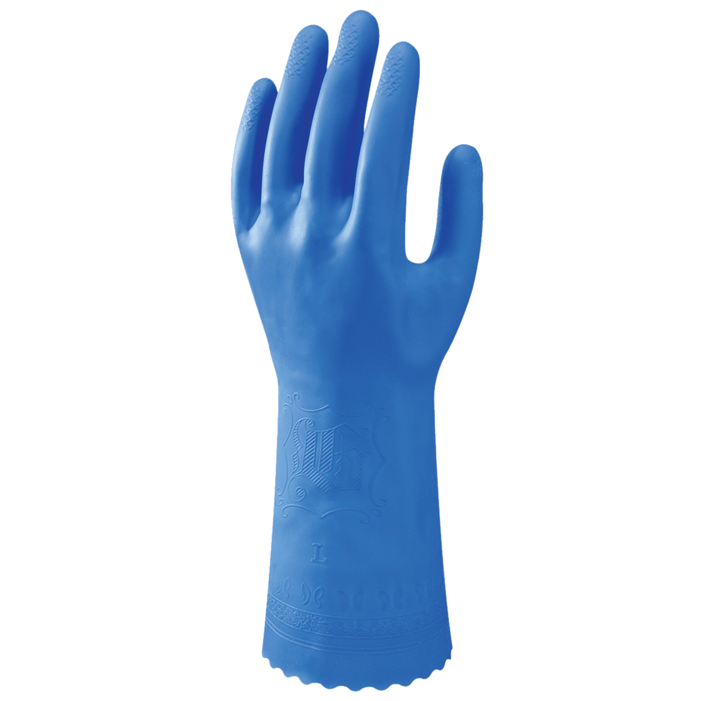 SHOWA 170R Flock Lined PVC Antibacterial Gauntlet Gloves - Mstore