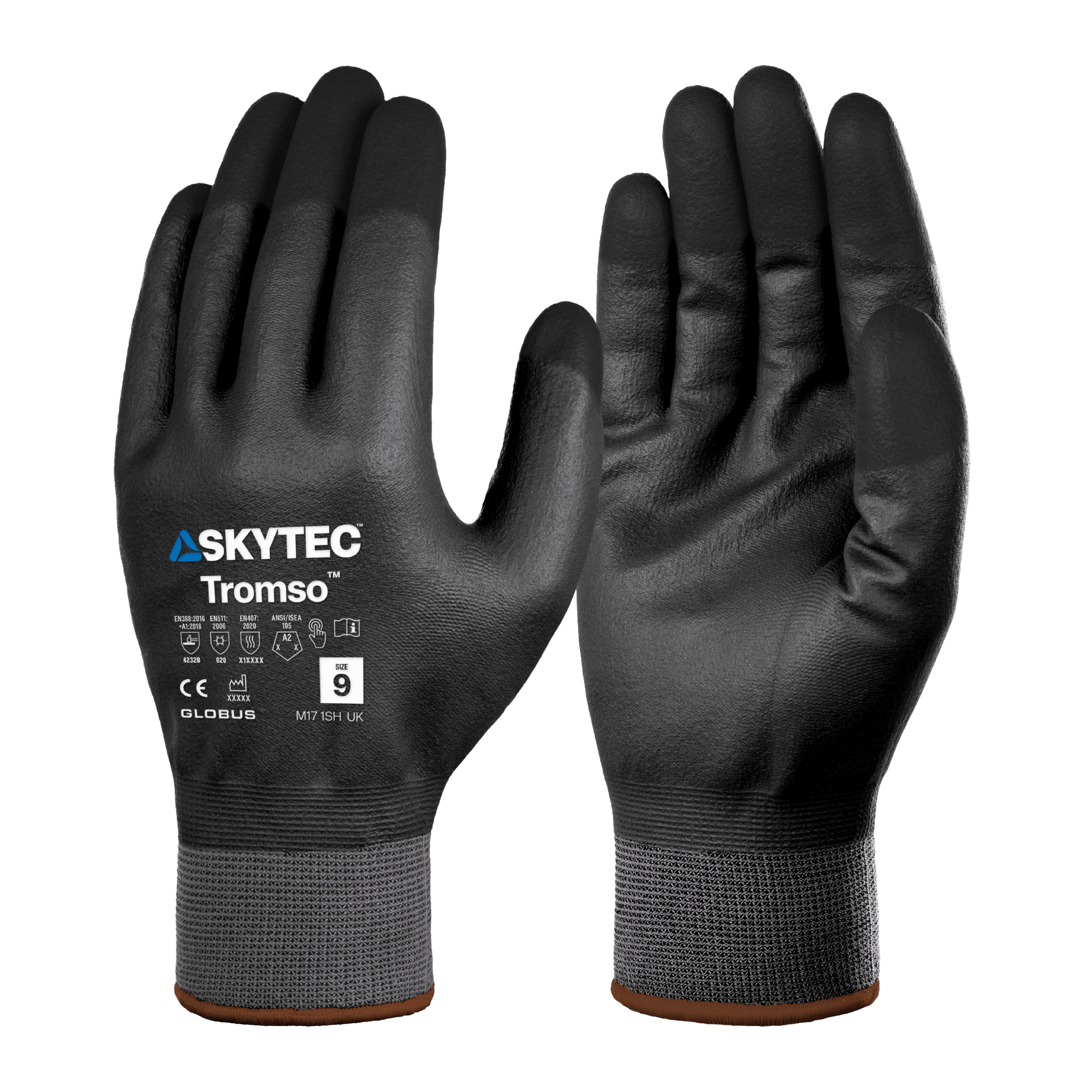 Tromso Thermal Insulated Touchscreen Work Gloves Fleece Lining