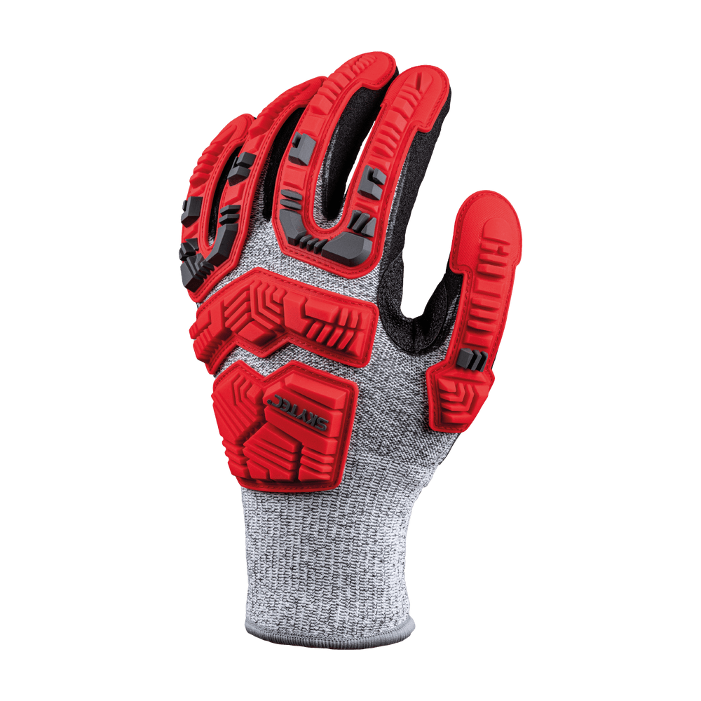 SKYTEC Torq Twister TPR Impact and High Cut Resistant Gloves with Rough Grip Palm - Mstore