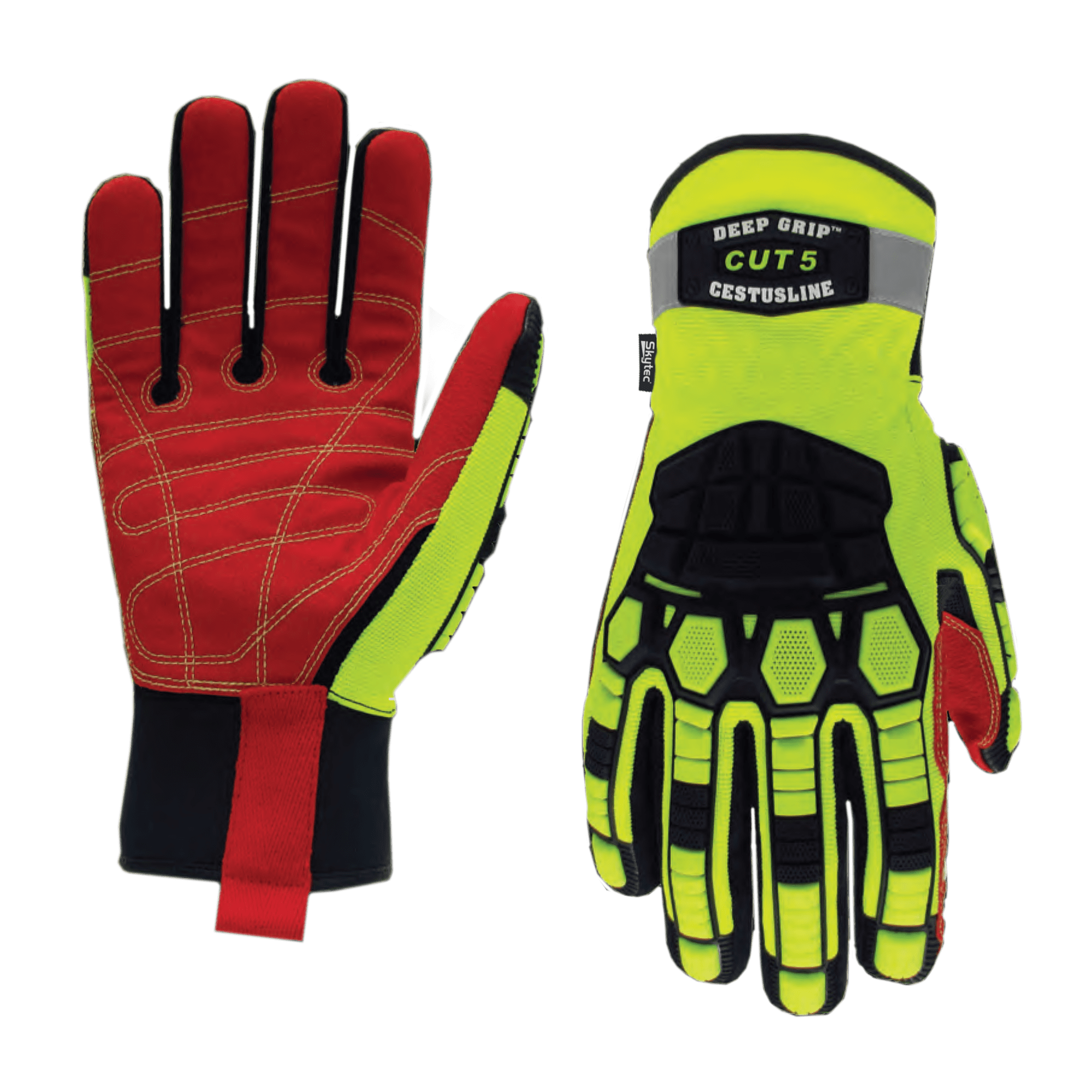 Deep III Cut 5 Resistant Impact Work Gloves