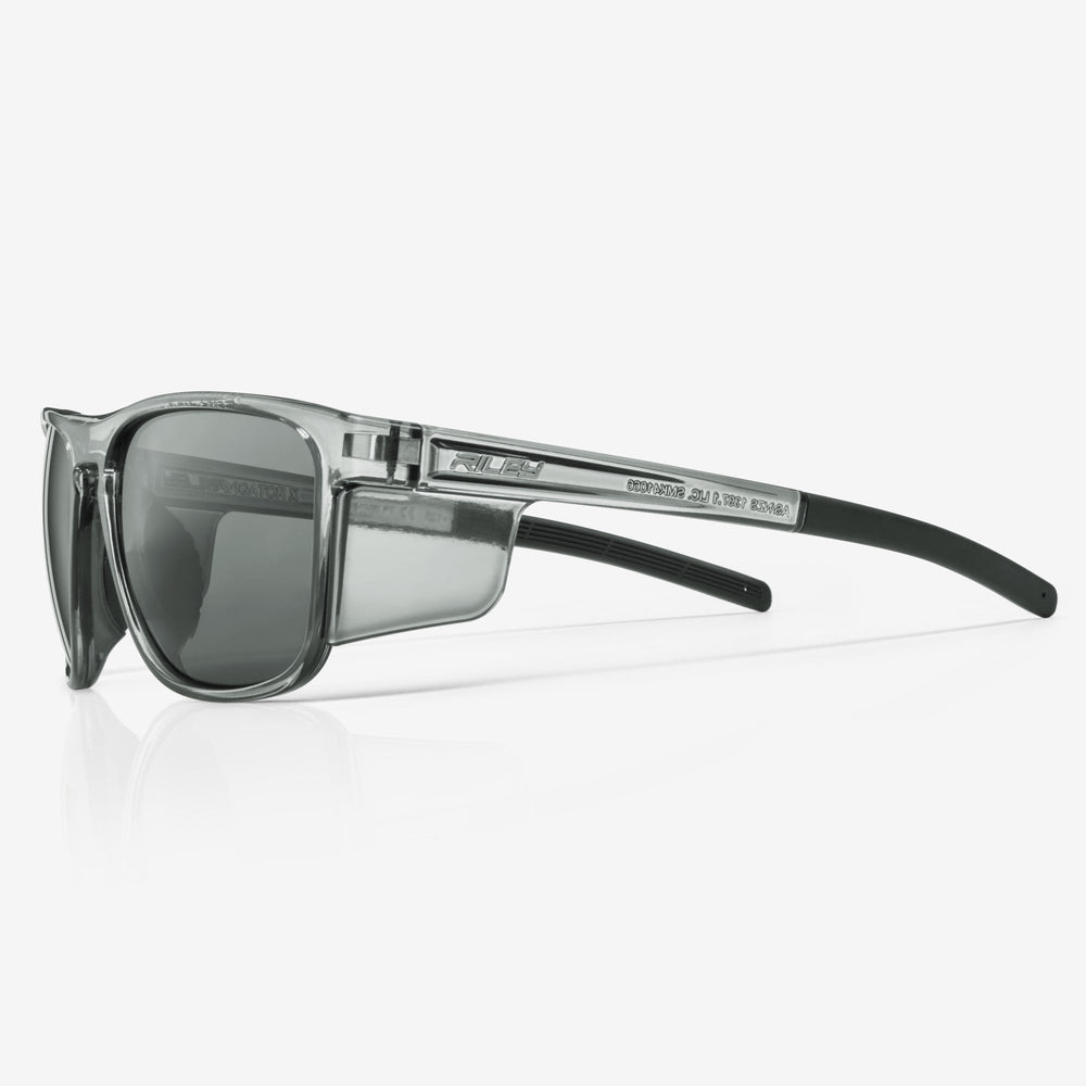 RILEY Navigator X Smoked Frame Safety Sunglasses with Grey Lens - Mstore - Eye Protection - 5061045252361