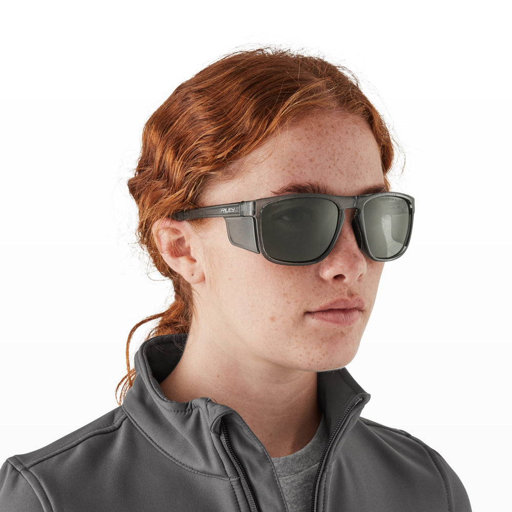 
                  
                    RILEY Navigator X Smoked Frame Safety Sunglasses with Grey Lens - Mstore - Eye Protection - 5061045252361
                  
                