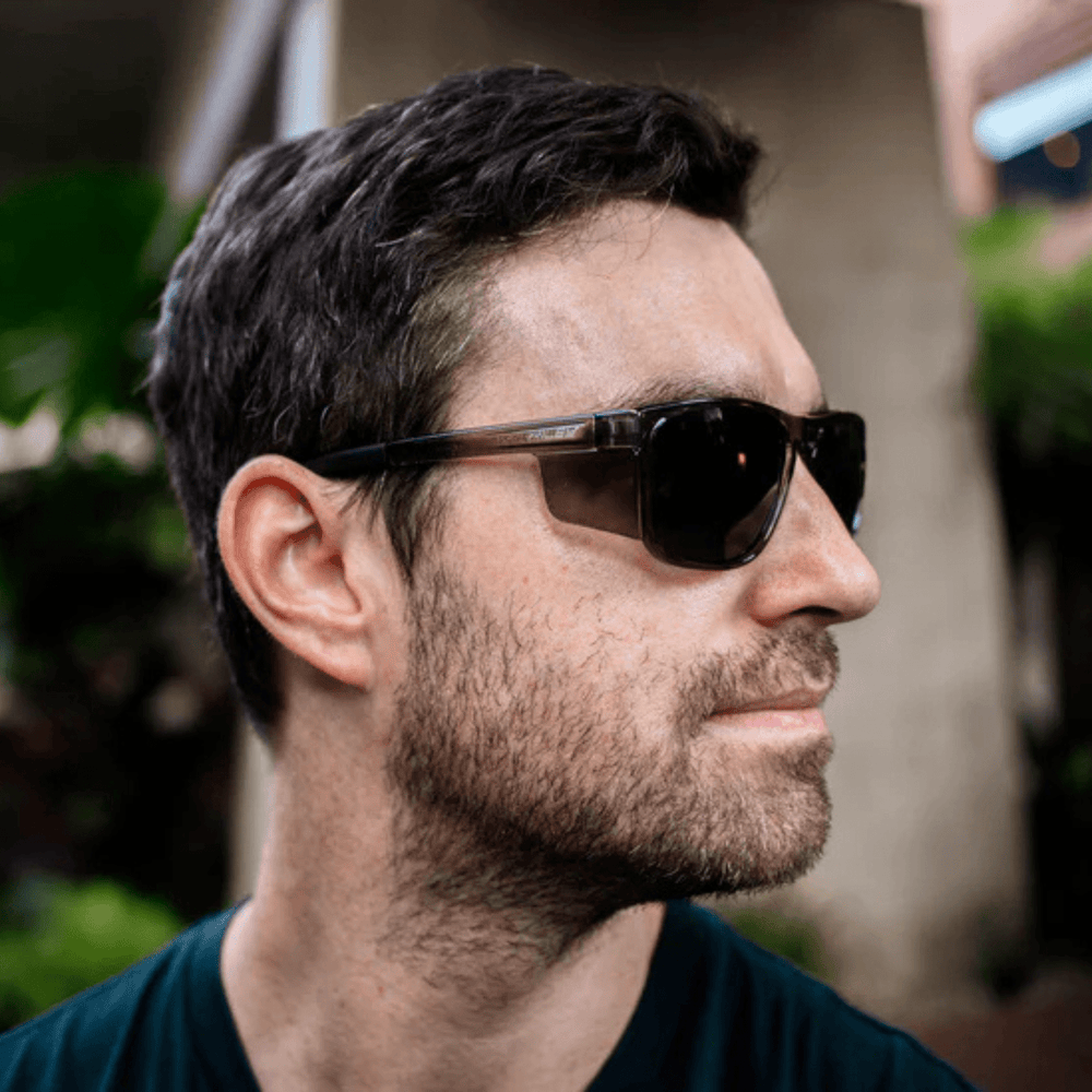 Navigator Frame Riley RILEY Navigator X Smoked Frame Wayfarer Safety Sunglasses with Grey Lens