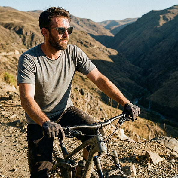 RILEY Navigator X Smoked Frame Wayfarer Style Sunglasses with Polarised Lens - Mstore