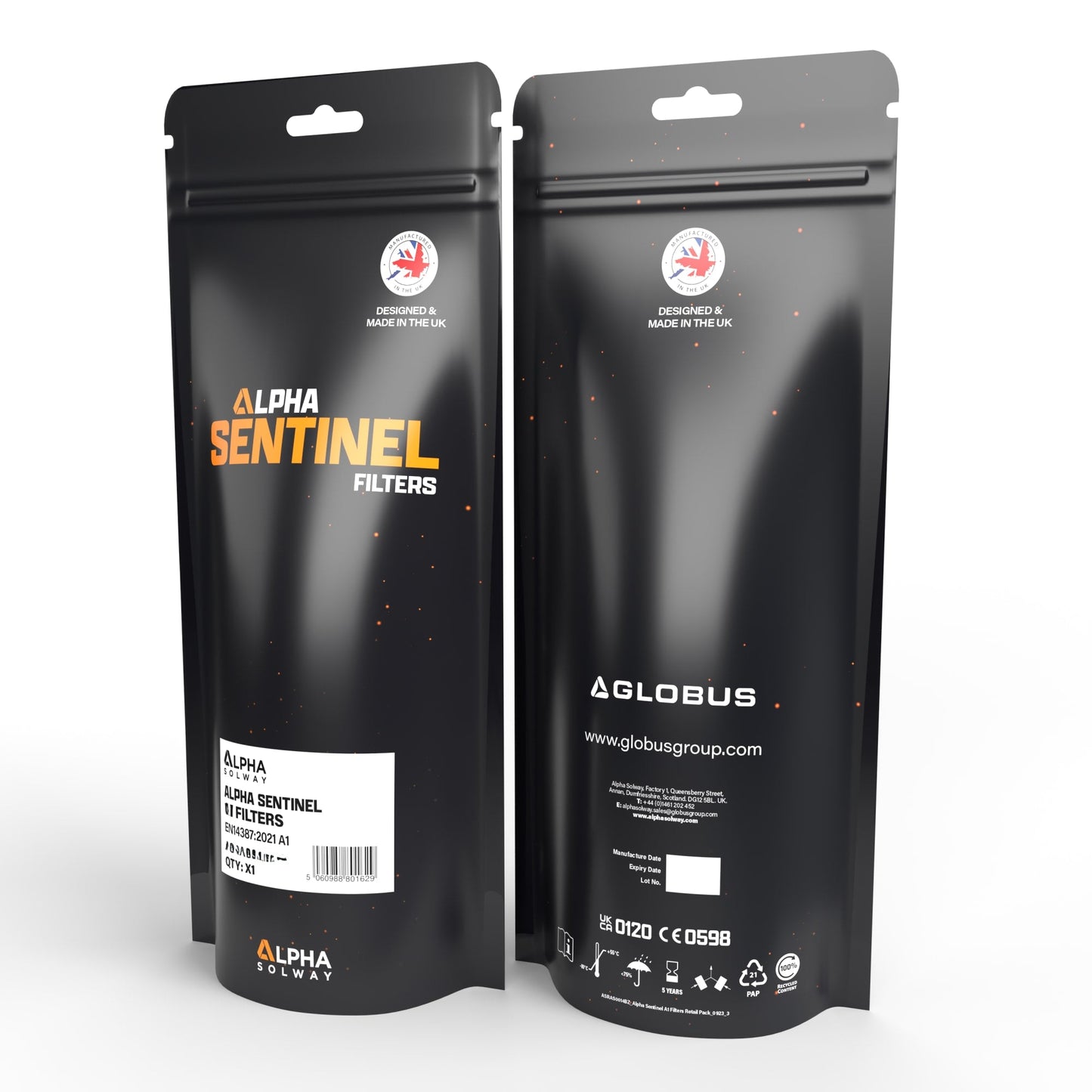 SKYTEC Alpha Sentinel Premium A1 Gas Filters - Low Capacity (1 PAIR) - Mstore